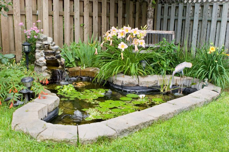 Landscaped Garden with Water Feature