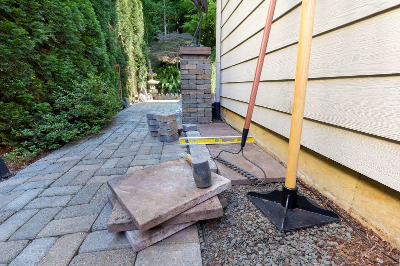 Paver Patio Construction in Progress